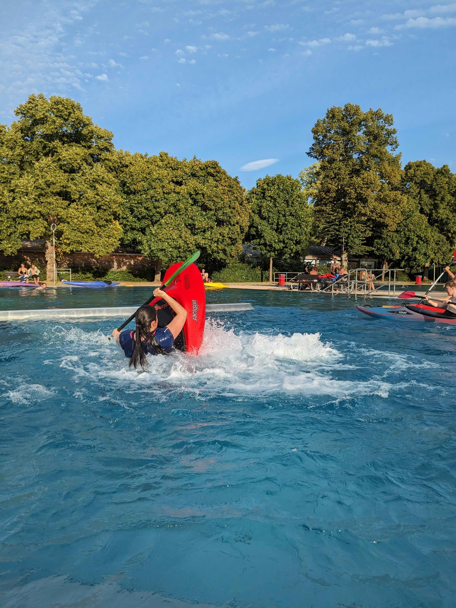 Freibadtraining beginnt